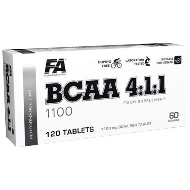 BCAA 4:1:1 1100 - 120 Таблетки  FA Nutrition - Nutra Best Bulgaria