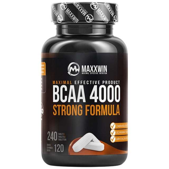 BCAA 4000 Strong Formula - 240 Таблетки  MAXXWIN - Nutra Best Bulgaria