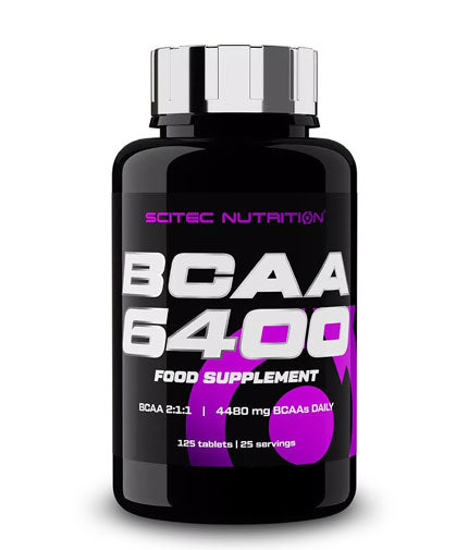 BCAA 6400 / 125 Tabs.  SCITEC - Nutra Best Bulgaria