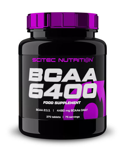 BCAA 6400 / 375 Tabs.  SCITEC - Nutra Best Bulgaria
