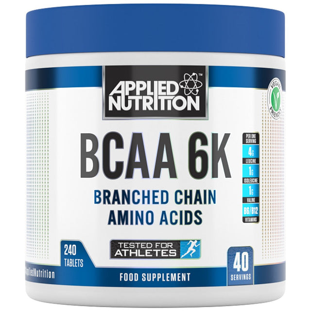 BCAA 6K - 240 Таблетки  Applied Nutrition - Nutra Best Bulgaria