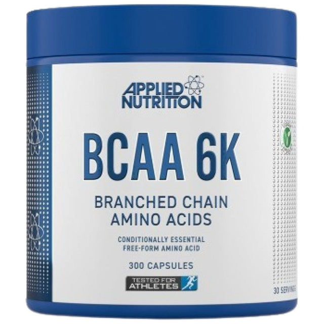 BCAA 6K - 300 капсули  Applied Nutrition - Nutra Best Bulgaria