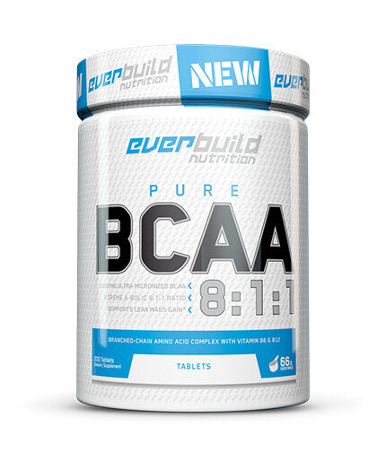 BCAA 8:1:1 1000mg / 200 Tabs.  EVERBUILD - Nutra Best Bulgaria