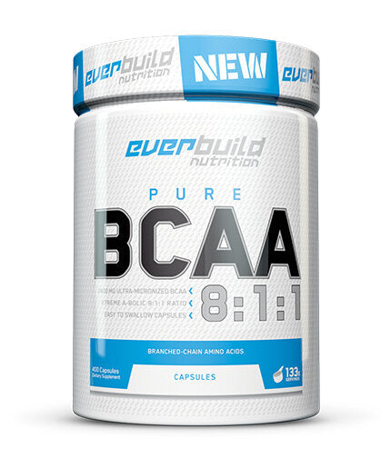 BCAA 8:1:1 800mg / 400 Caps.  EVERBUILD - Nutra Best Bulgaria