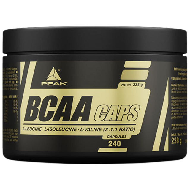 BCAA Caps - 240 капсули  PEAK - Nutra Best Bulgaria