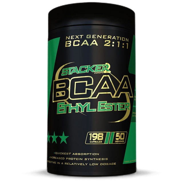 BCAA ETHYL ESTER - 198 капсули  Stacker - Nutra Best Bulgaria