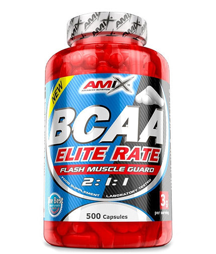 BCAA Elite Rate / 500 Caps  AMIX - Nutra Best Bulgaria