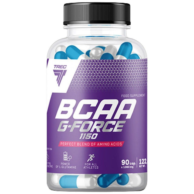 BCAA G-Force 1150 | BCAA + Glutamine Caps - 90 капсули  Trec Nutrition - Nutra Best Bulgaria