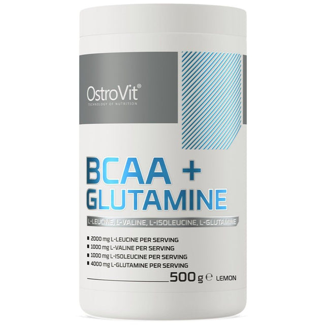 BCAA + GLUTAMINE Powder - 500 грама  OstroVit - Nutra Best Bulgaria