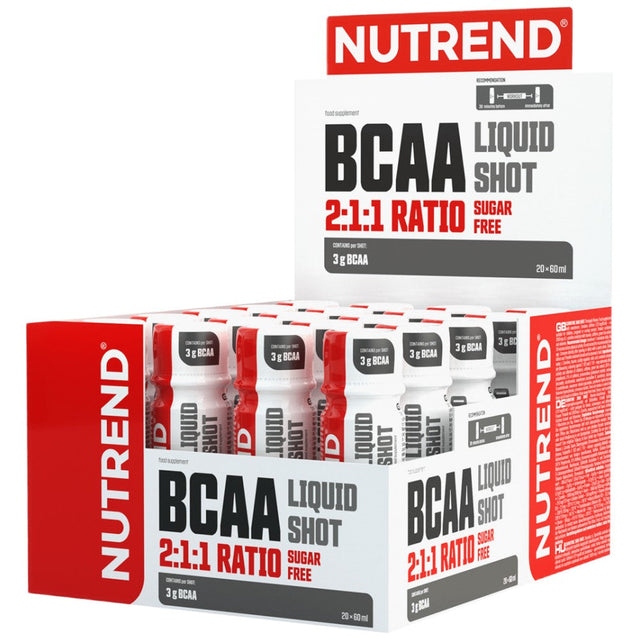 BCAA Liquid Shot - 20 x 60 мл  Nutrend - Nutra Best Bulgaria