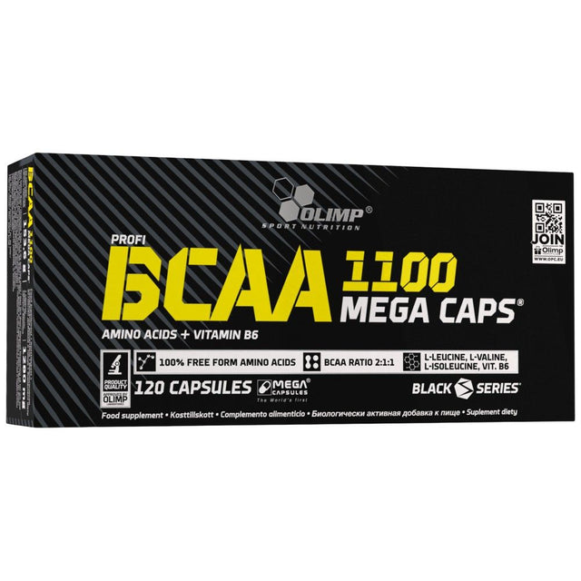 BCAA Mega Caps 1100 - 120 капсули  Olimp - Nutra Best Bulgaria