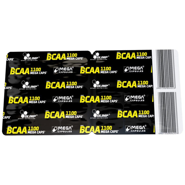 BCAA Mega Caps 1100 - 30 капсули  Olimp - Nutra Best Bulgaria