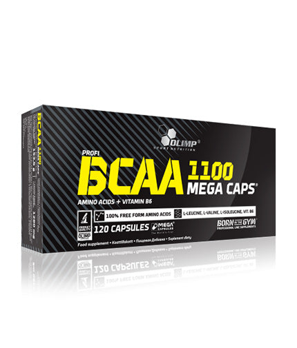 BCAA Mega Caps 1100 mg / 120 Caps  OLIMP - Nutra Best Bulgaria