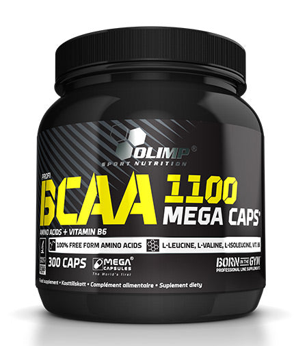 BCAA Mega Caps 1100mg. / 300 Caps.  OLIMP - Nutra Best Bulgaria