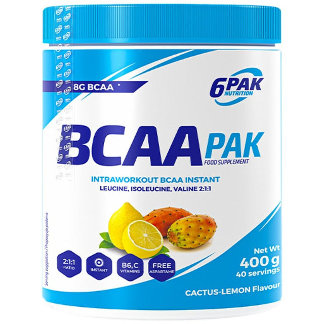 BCAA PAK 2:1:1 Instant - 400 грама  6PAK Nutrition - Nutra Best Bulgaria