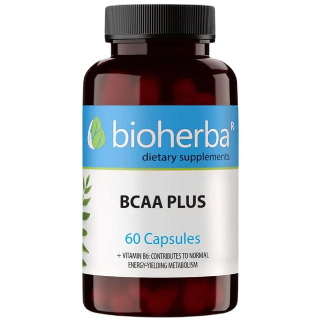 BCAA Plus - 60 капсули  Bioherba - Nutra Best Bulgaria
