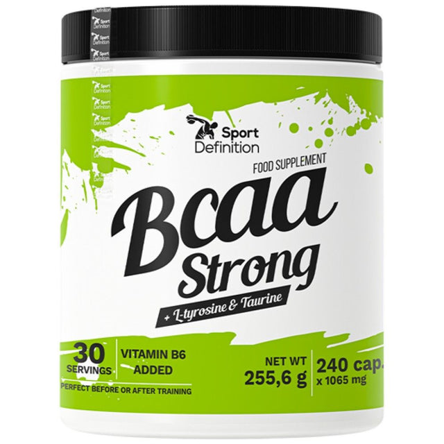 BCAA Strong - 240 капсули  Sport Definition - Nutra Best Bulgaria