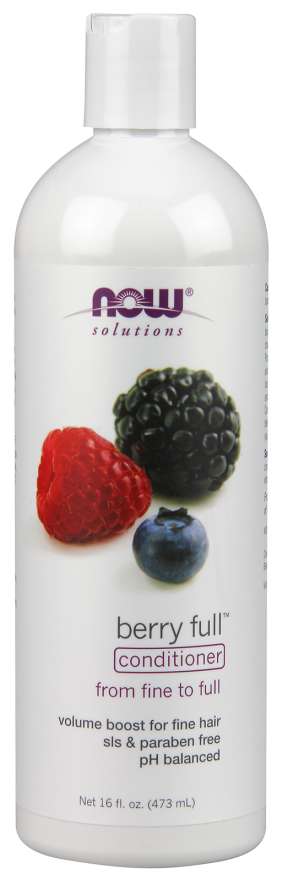 Балсам за коса - BERRY VOLUMIZING CONDITIONER - 473 ml  NOW Foods - Nutra Best Bulgaria