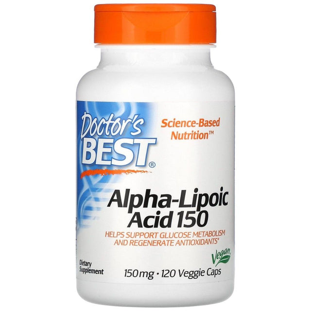 BEST Alpha Lipoic Acid 150 mg - 120 капсули  Doctor’s Best - Nutra Best Bulgaria