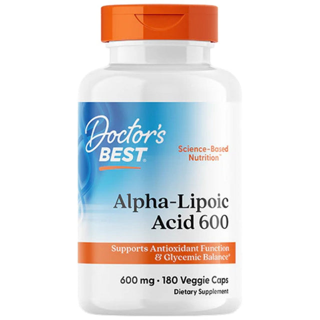 BEST Alpha Lipoic Acid 600 mg - 180 капсули  Doctor's Best - Nutra Best Bulgaria