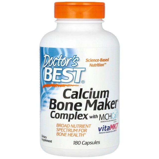 BEST Calcium Bone Maker Complex - 180 капсули  Doctor’s Best - Nutra Best Bulgaria