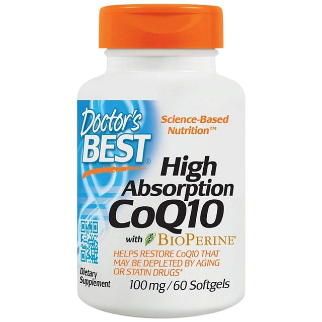BEST CoQ10 with Bioperine 100 mg - 60 Гел капсули  Doctor’s Best - Nutra Best Bulgaria