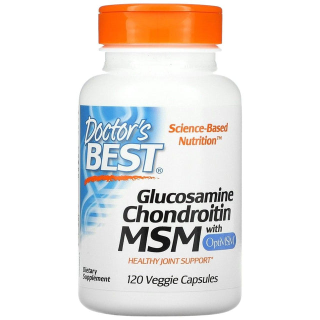 BEST Glucosamine Chondroitin & MSM - 120 капсули  Doctor’s Best - Nutra Best Bulgaria