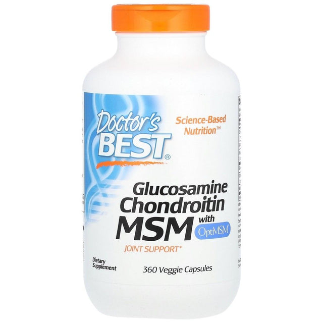BEST Glucosamine Chondroitin & MSM - 360 капсули  Doctor’s Best - Nutra Best Bulgaria