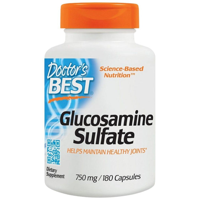 BEST Glucosamine Sulfate 750 mg - 180 капсули  Doctor’s Best - Nutra Best Bulgaria