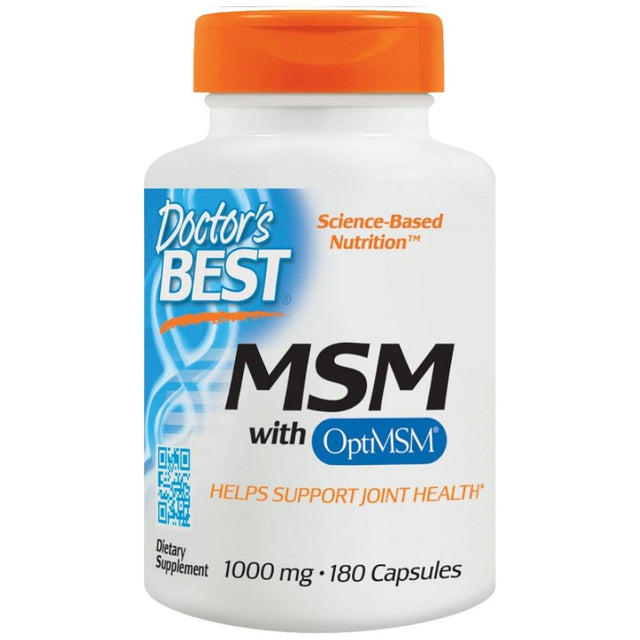 BEST MSM 1000 mg | With OptiMSM - 180 капсули  Doctor’s Best - Nutra Best Bulgaria