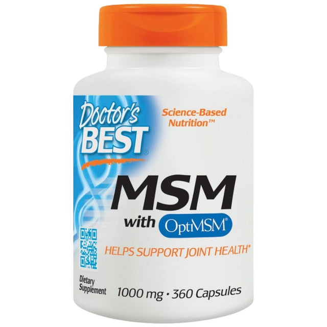 BEST MSM 1000 mg | With OptiMSM - 360 капсули  Doctor’s Best - Nutra Best Bulgaria