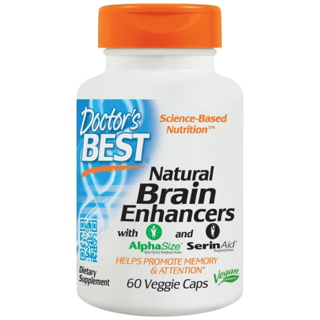 BEST Natural Brain Enhancers - 60 капсули  Doctor’s Best - Nutra Best Bulgaria