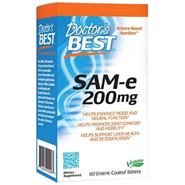 BEST SAMe 200 mg - 60 Таблетки  Doctor’s Best - Nutra Best Bulgaria