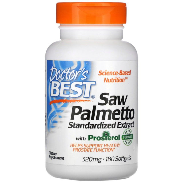 BEST Saw Palmetto 320 mg - 180 Гел капсули  Doctor’s Best - Nutra Best Bulgaria