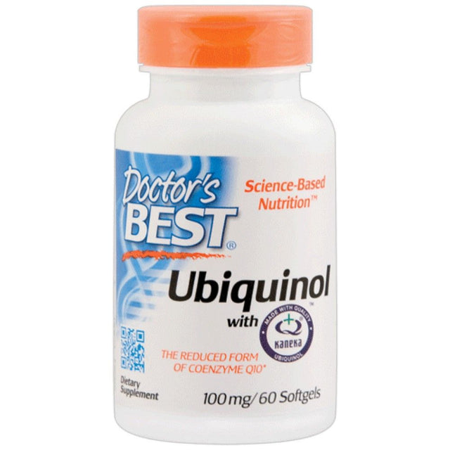 BEST Ubiquinol Kaneka QH 100 mg - 60 Гел капсули  Doctor’s Best - Nutra Best Bulgaria