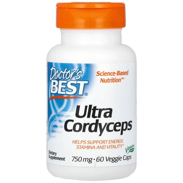 BEST Ultra Cordyceps - 60 капсули  Doctor’s Best - Nutra Best Bulgaria