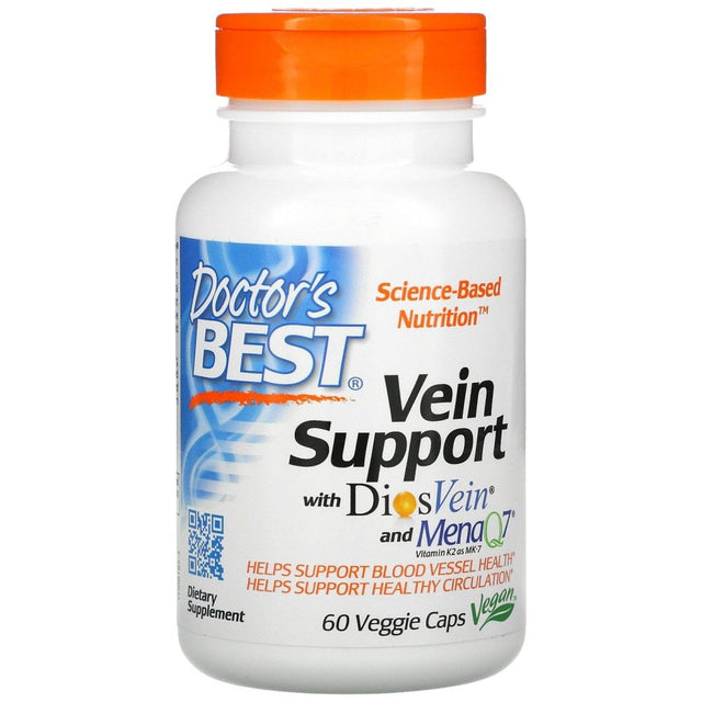 BEST Vein Support featuring DiosVein - 60 капсули  Doctor’s Best - Nutra Best Bulgaria