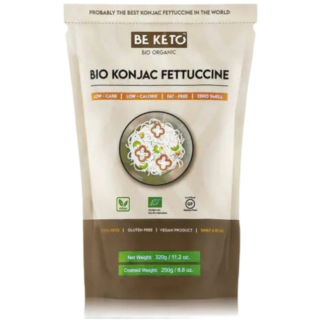 BIO Konjac Fettuccine - 320 грама  BeKeto™ - Nutra Best Bulgaria