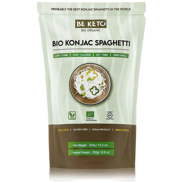 BIO Konjac Spaghetti - 320 грама  BeKeto™ - Nutra Best Bulgaria
