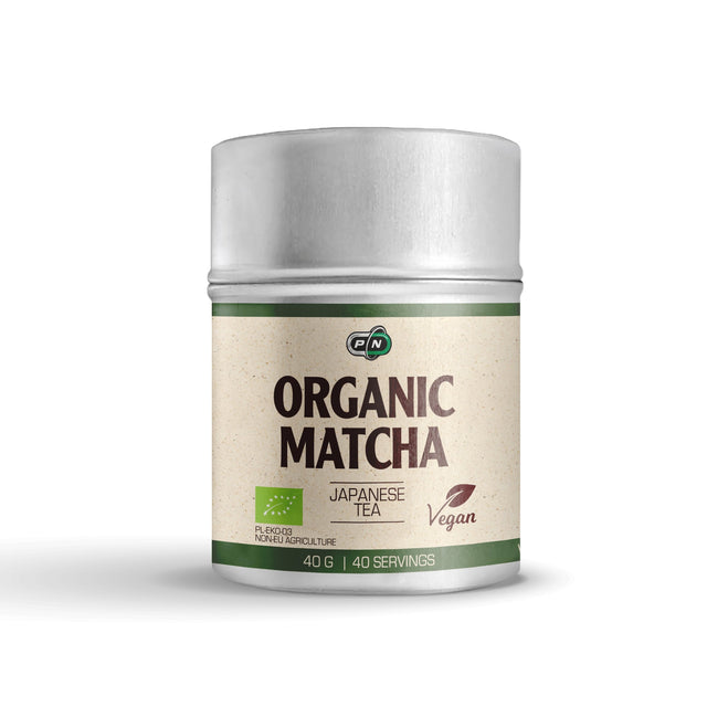 BIO MATCHA JAPANESE TEA - 40 g  Pure Nutrition - Nutra Best Bulgaria