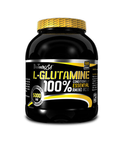 BIOTECH USA 100% L-Glutamine 0.500 кг  BioTech USA - Nutra Best Bulgaria