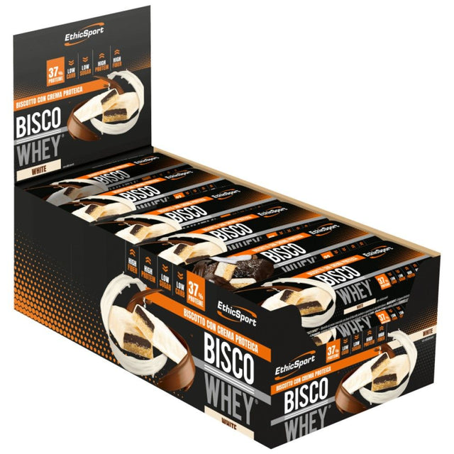 BISCO WHEY High Protein Bar - 24 x 40 грама  EthicSport - Nutra Best Bulgaria