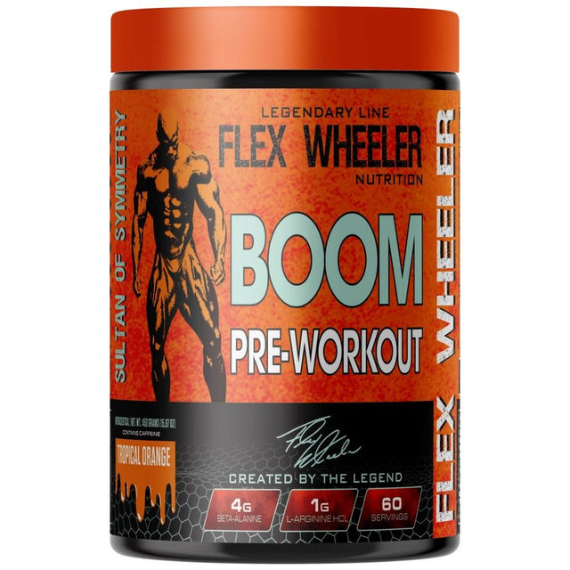 BOOM Pre-Workout Formula - 300 грама  Flex Wheeler Signature Series - Nutra Best Bulgaria