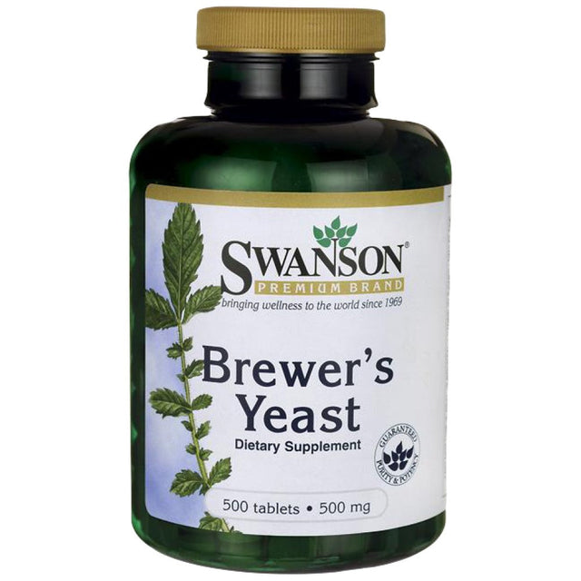 Brewer`s Yeast 500 mg 500 Таблетки  Swanson - Nutra Best Bulgaria