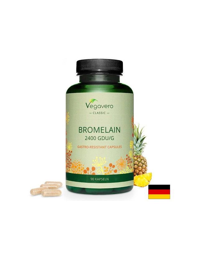 БРОМЕЛАИН - BROMELAIN, 90 капсули Vegavero  Vegavero - Nutra Best Bulgaria
