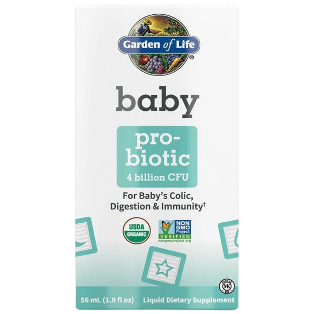 Baby Probiotic | 4 Billion CFU - 56 мл  Garden Of Life - Nutra Best Bulgaria