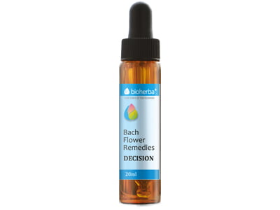 Bach Drops DECISION 20 мл  Bioherba - Nutra Best Bulgaria