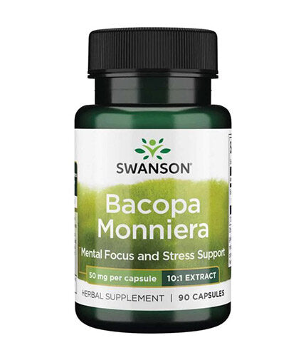 Bacopa Monniera 10:1 Extract 50 mg - 90 капсули  Swanson - Nutra Best Bulgaria