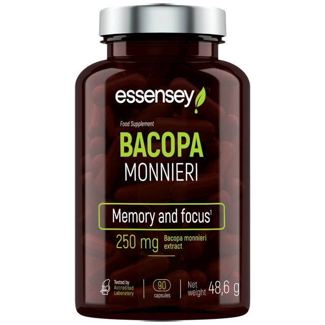 Bacopa Monnieri 250 mg - 90 капсули  ESSENSEY - Nutra Best Bulgaria