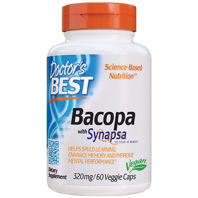 Bacopa with Synapsa 320 mg - 60 капсули  Doctor’s Best - Nutra Best Bulgaria